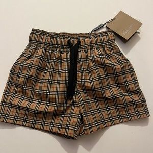 Burberry "Kameron" swim trunks in vintage check